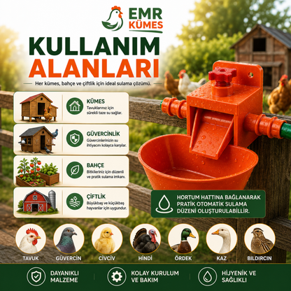 Otomatik Akıllı Kümes Hayvanı Suluk Sistemi